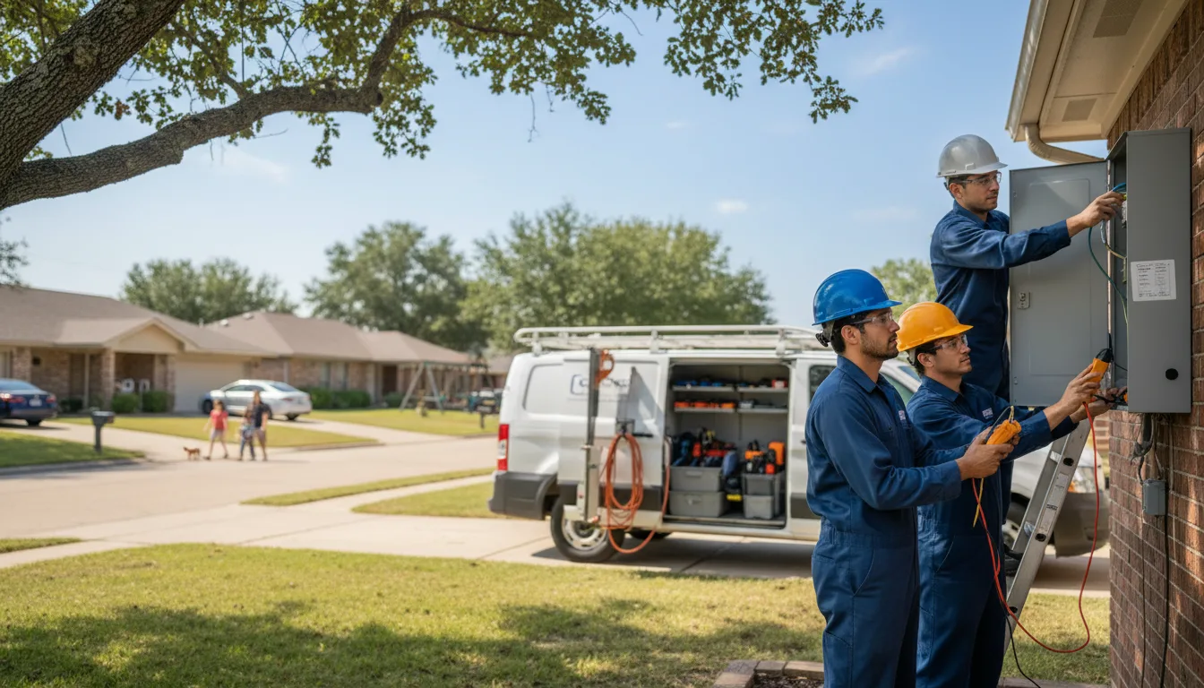 Certified electrician providing emergency electrical services in Humphreys, MO